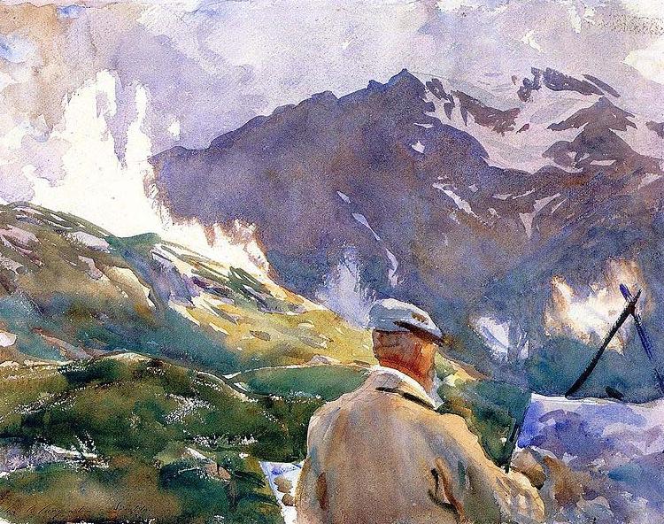 Artist in the Simplon, John Singer Sargent